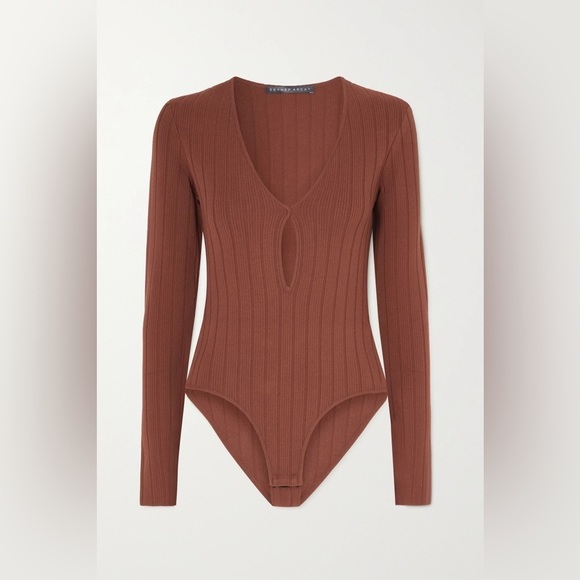 ZEYNEP ARCAY Cutout ribbed-knit bodysuit - Picture 5 of 13